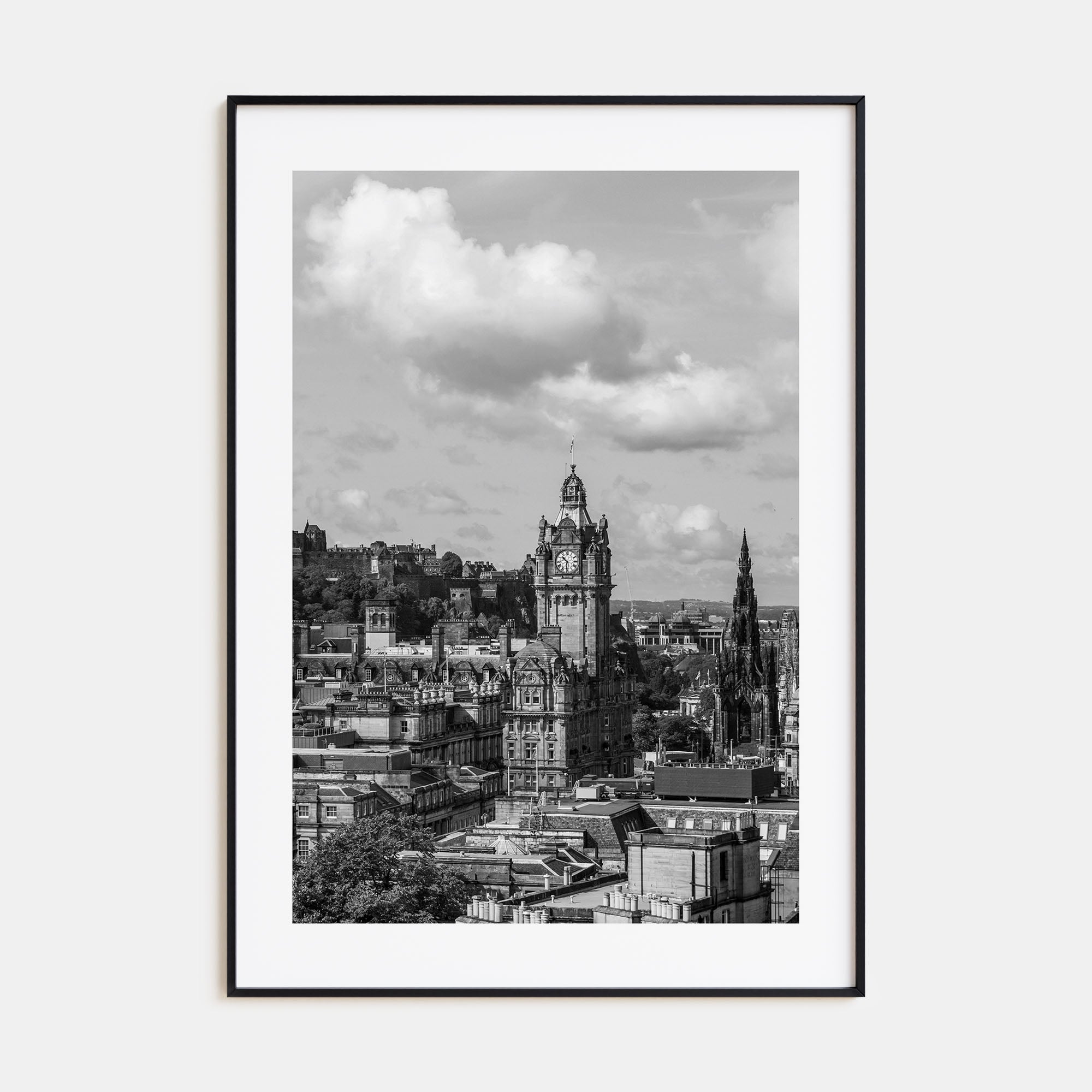 Edinburgh Photo B&W Poster