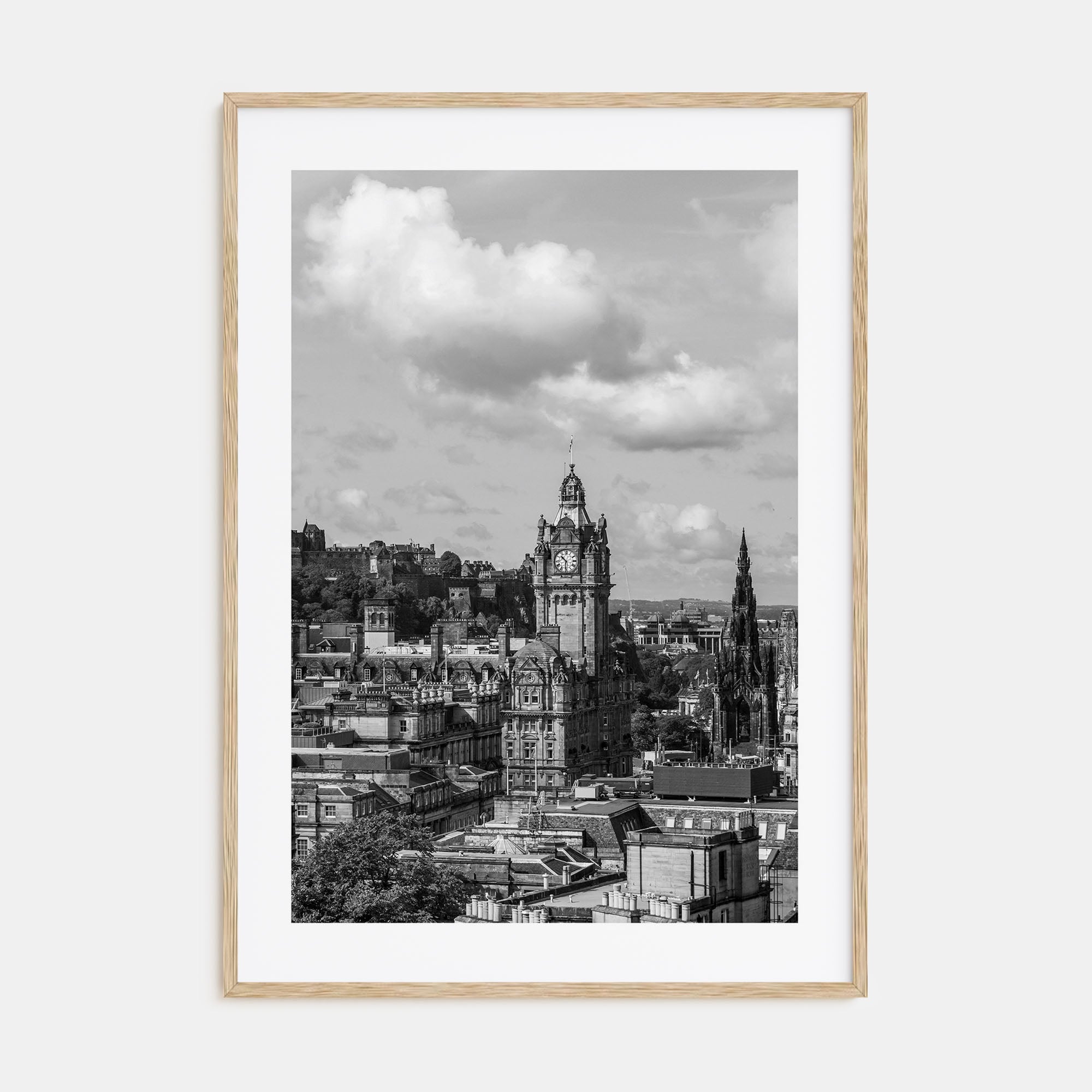 Edinburgh Photo B&W Poster