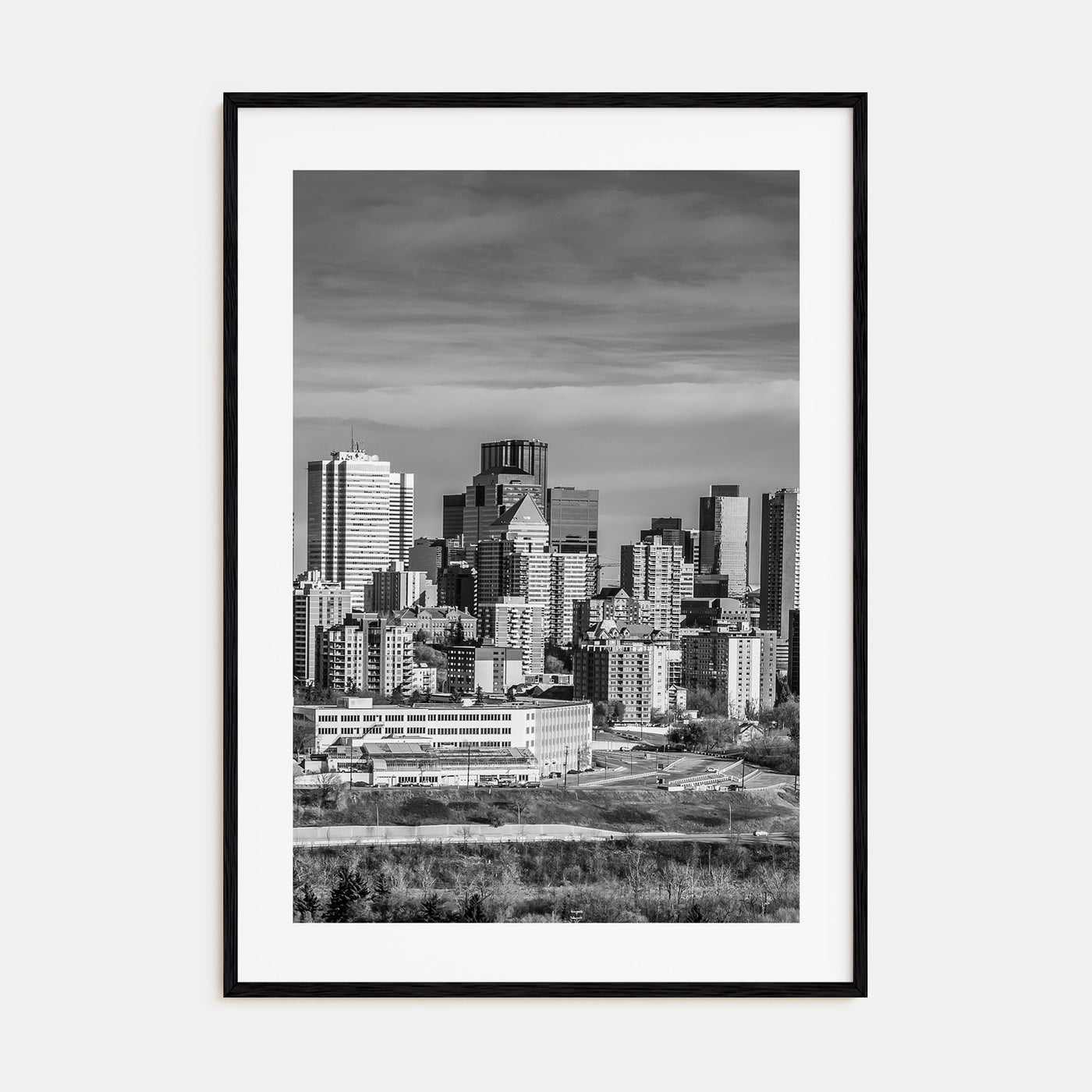 Edmonton Photo B&W Poster