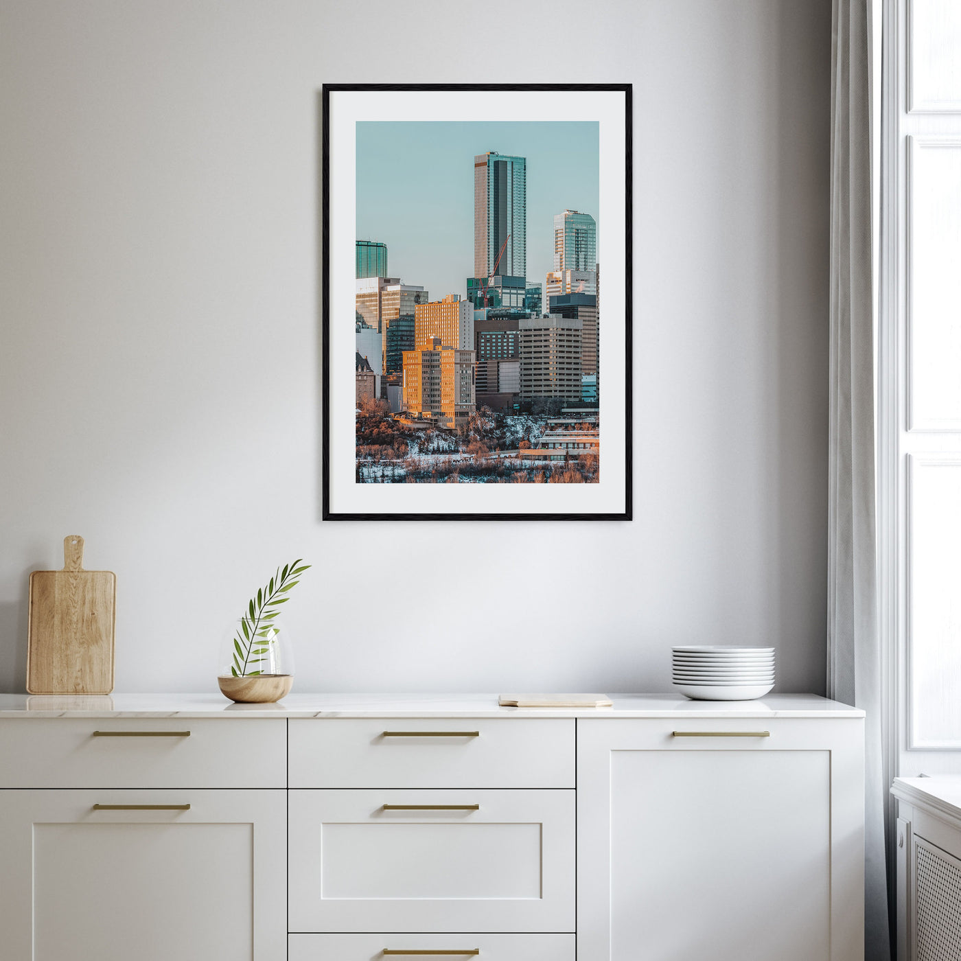 Edmonton Photo Color Poster