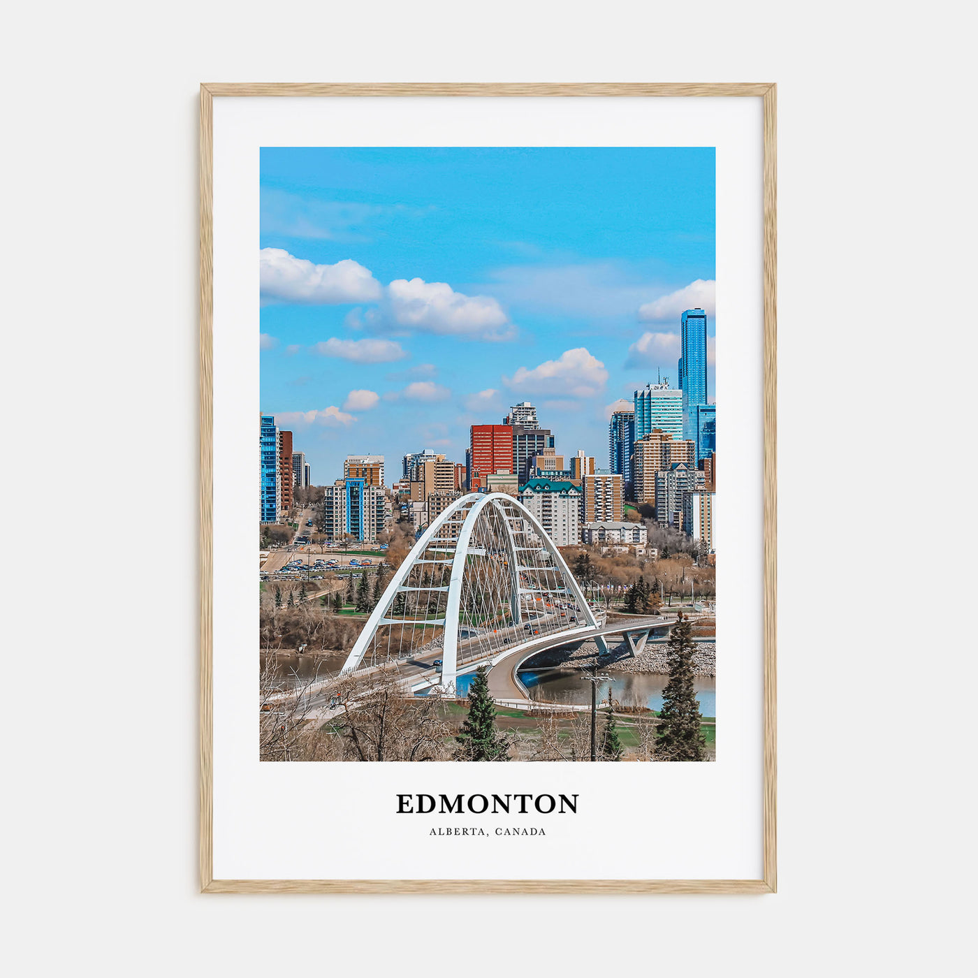 Edmonton Portrait Color No 1 Poster
