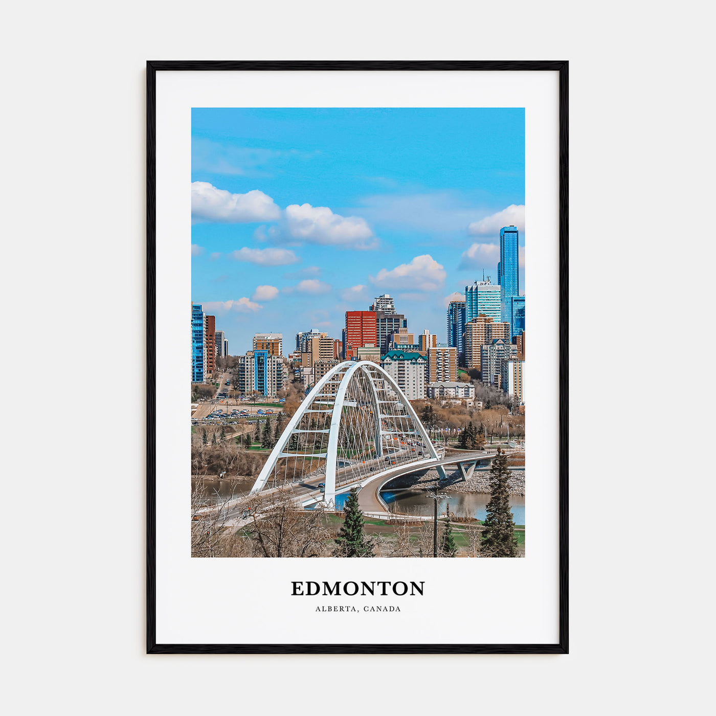 Edmonton Portrait Color No 1 Poster