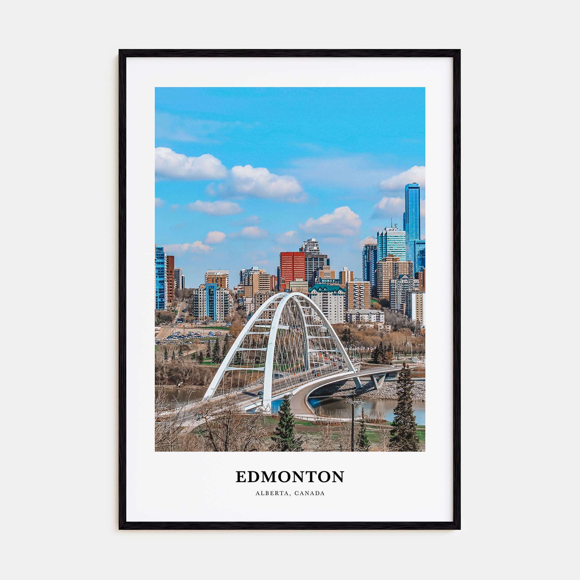 Edmonton Portrait Color No 1 Poster