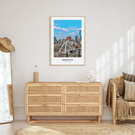 Edmonton Portrait Color No 1 Poster