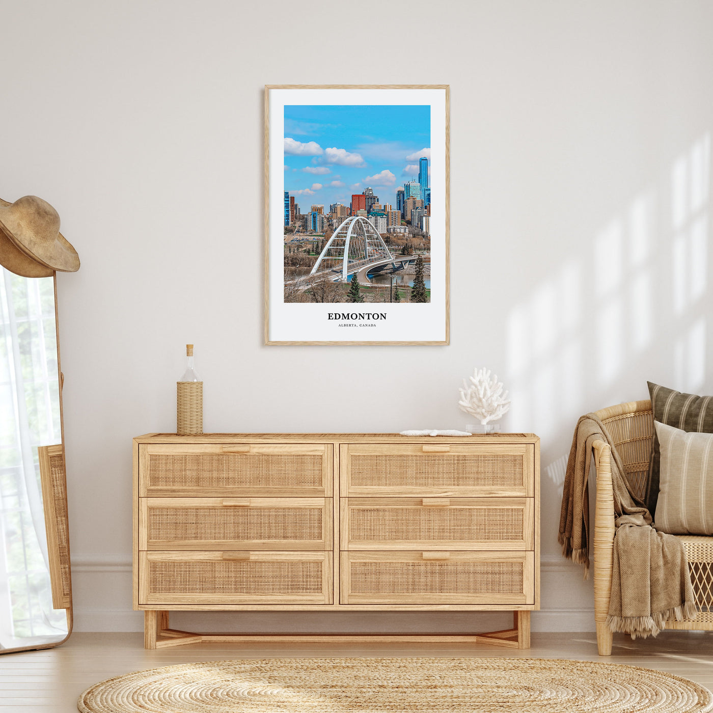 Edmonton Portrait Color No 1 Poster