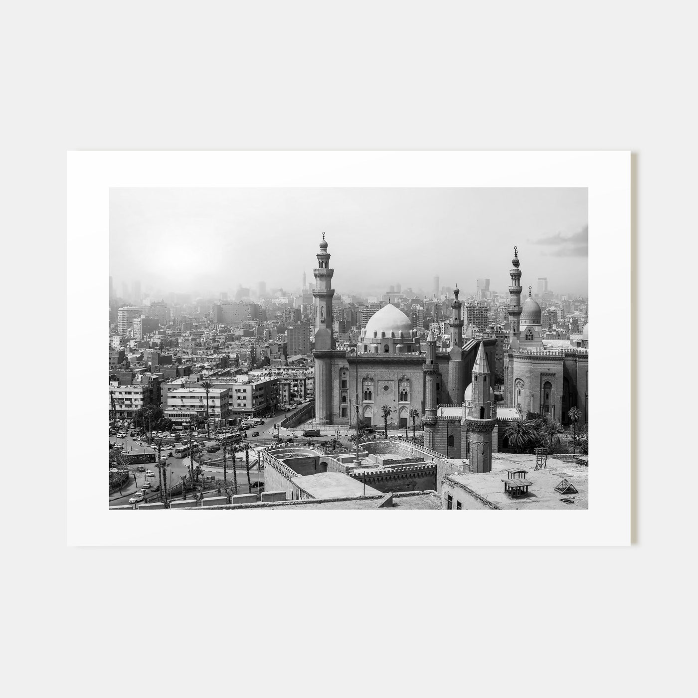 Egypt Landscape B&W Poster
