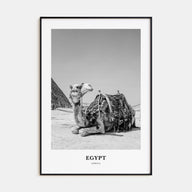 Egypt Portrait B&W No 1 Poster
