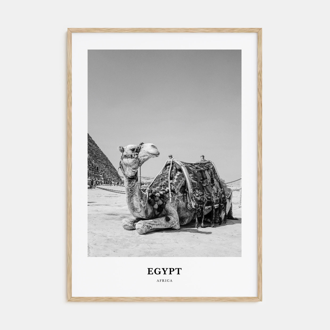 Egypt Portrait B&W No 1 Poster