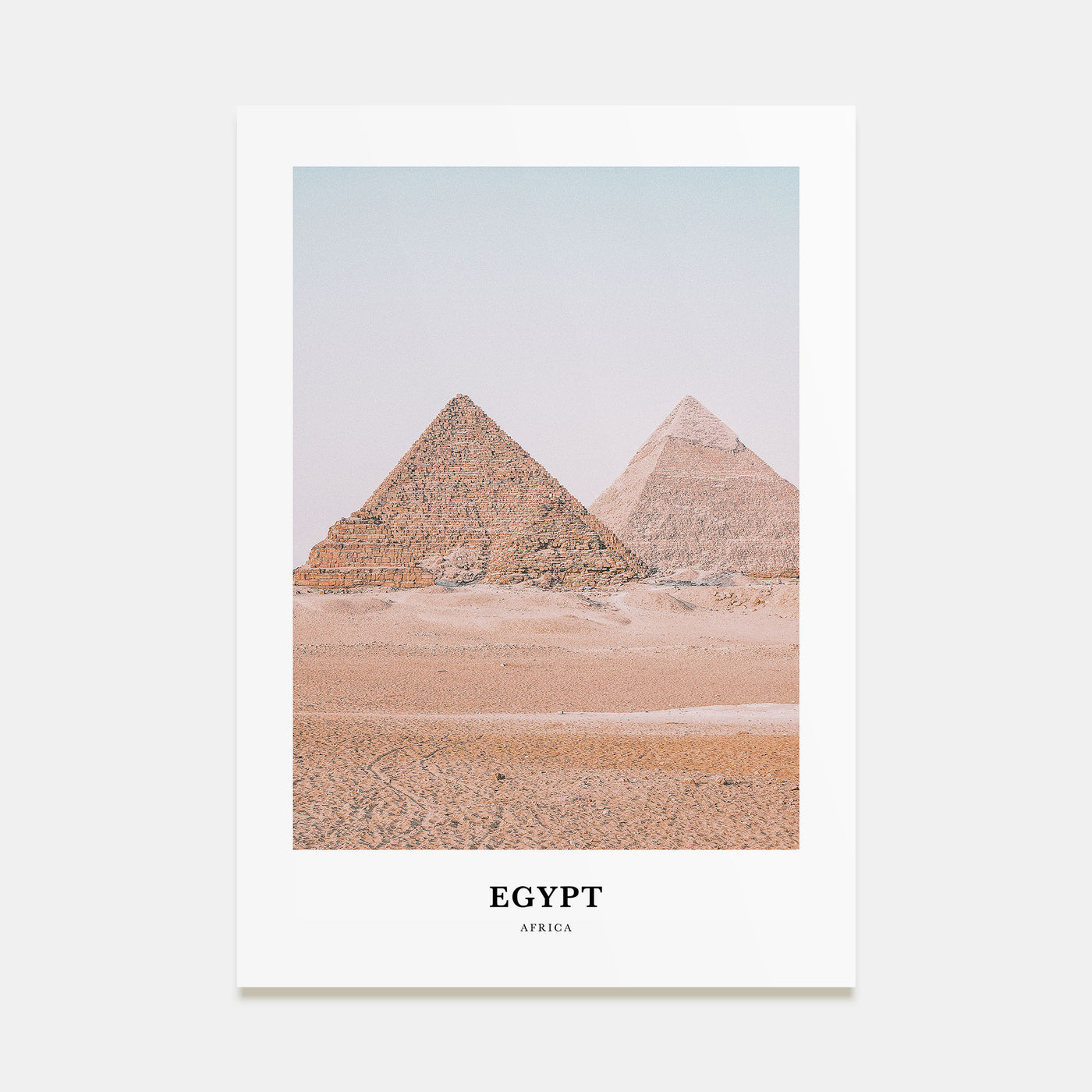 Egypt Portrait Color Poster