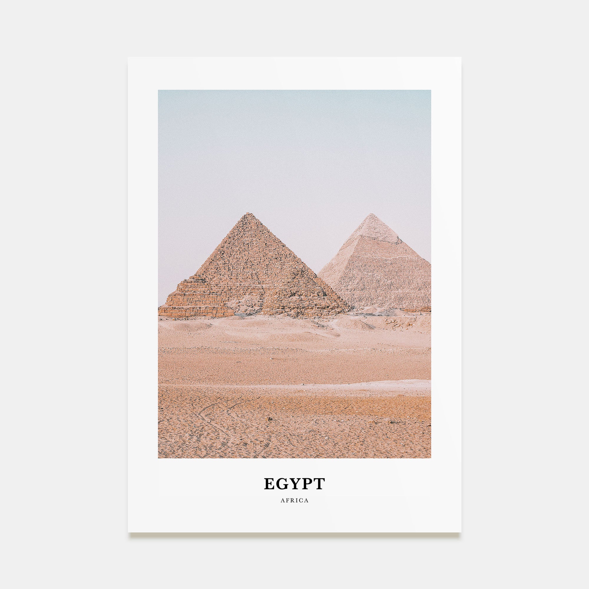 Egypt Portrait Color Poster