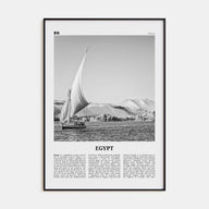 Egypt Travel B&W No 1 Poster