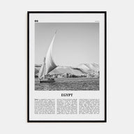 Egypt Travel B&W No 1 Poster