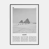 Egypt Travel B&W No 3 Poster
