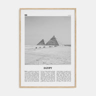 Egypt Travel B&W No 3 Poster
