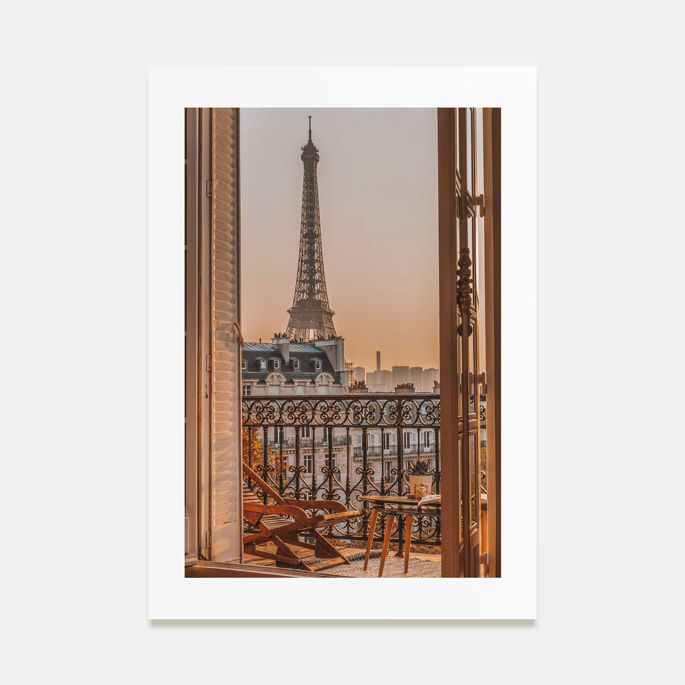 Eiffel Tower Photo Color No 2 Poster