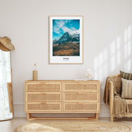 Eiger Portrait Color Poster