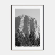 El Capitan Photo B&W Poster