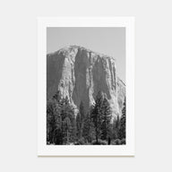 El Capitan Photo B&W Poster
