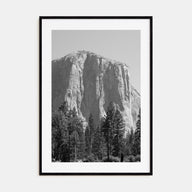 El Capitan Photo B&W Poster