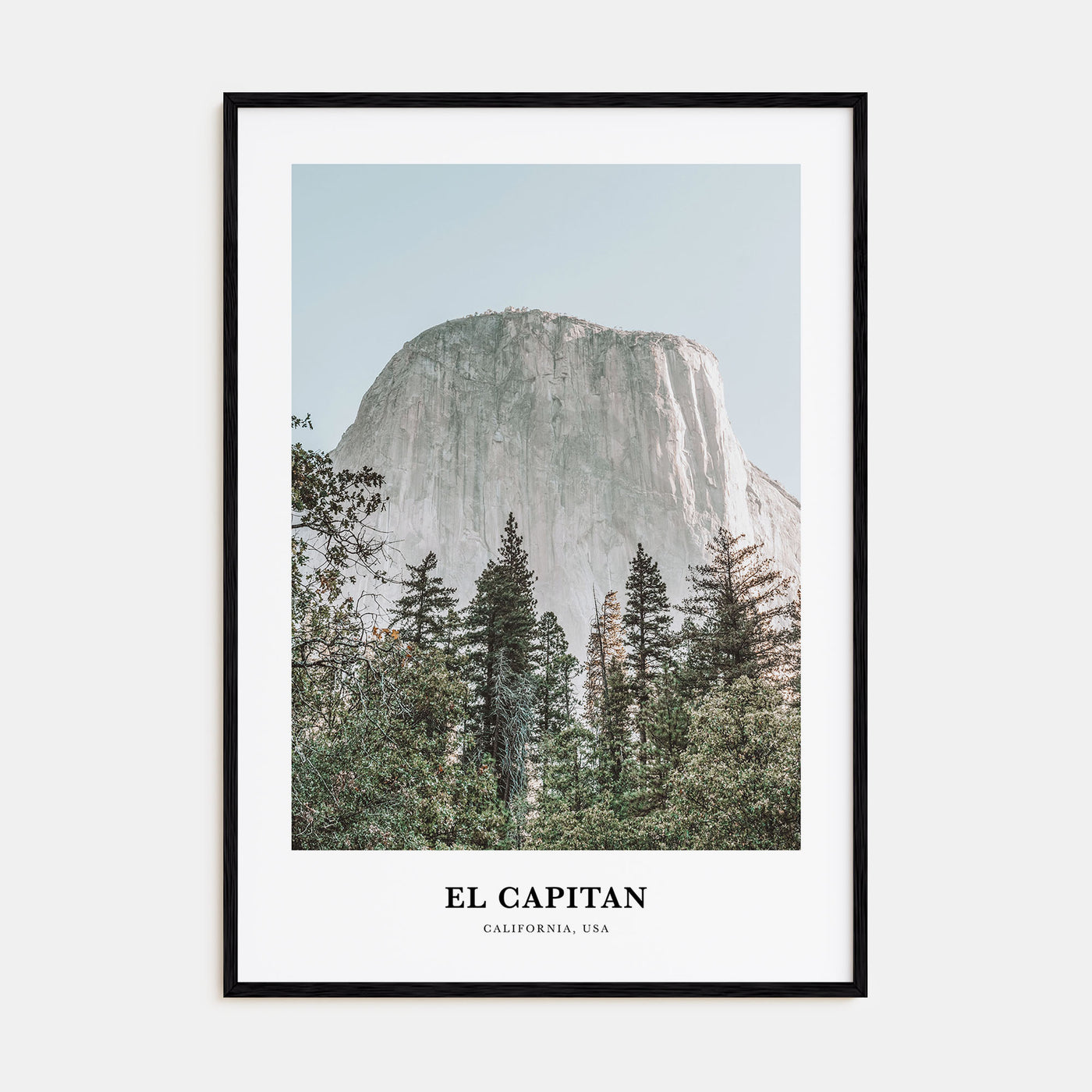 El Capitan Portrait Color Poster