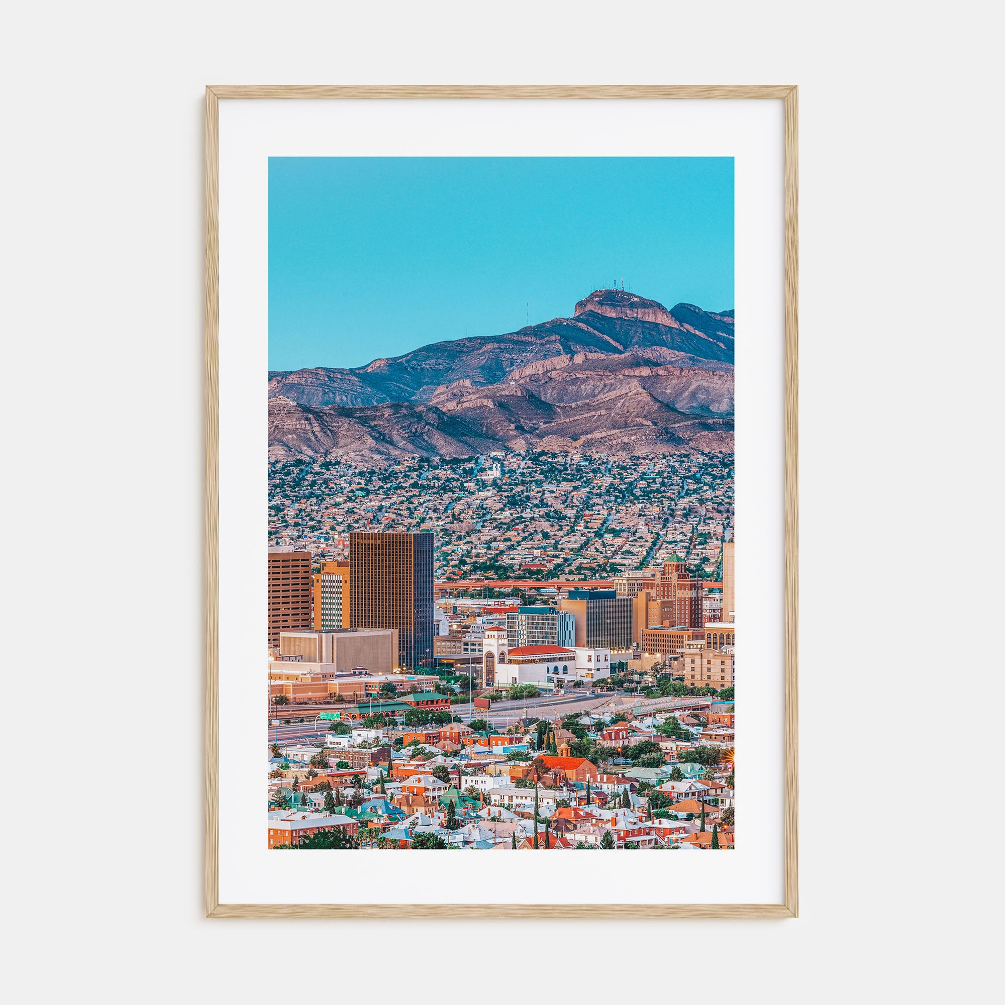 El Paso Photo Color Poster
