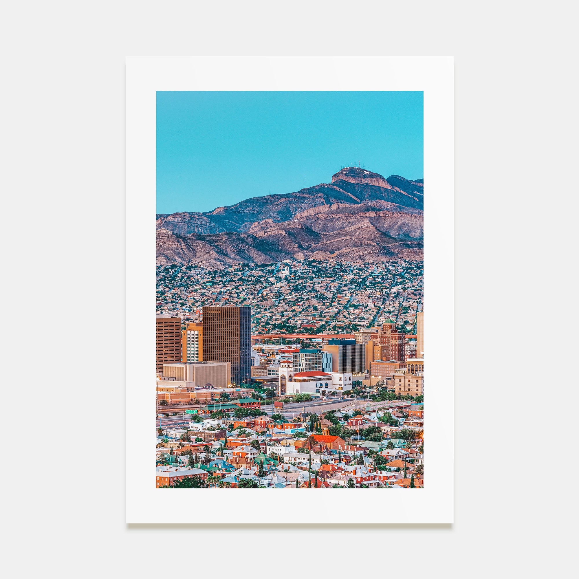 El Paso Photo Color Poster