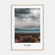El Paso Portrait Color No 2 Poster