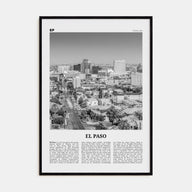 El Paso Travel B&W No 1 Poster