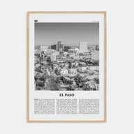 El Paso Travel B&W No 1 Poster
