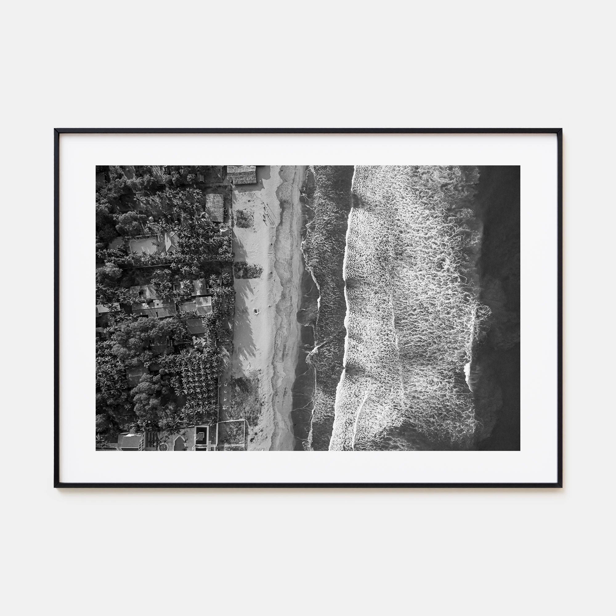 El Salvador Landscape B&W Poster