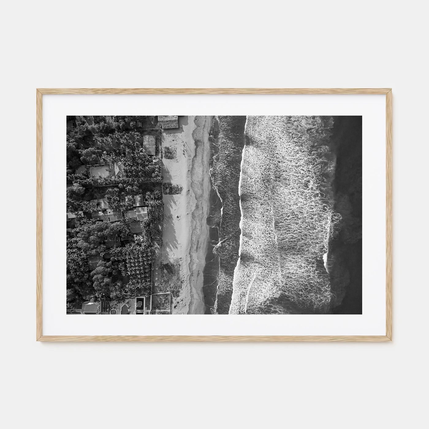 El Salvador Landscape B&W Poster