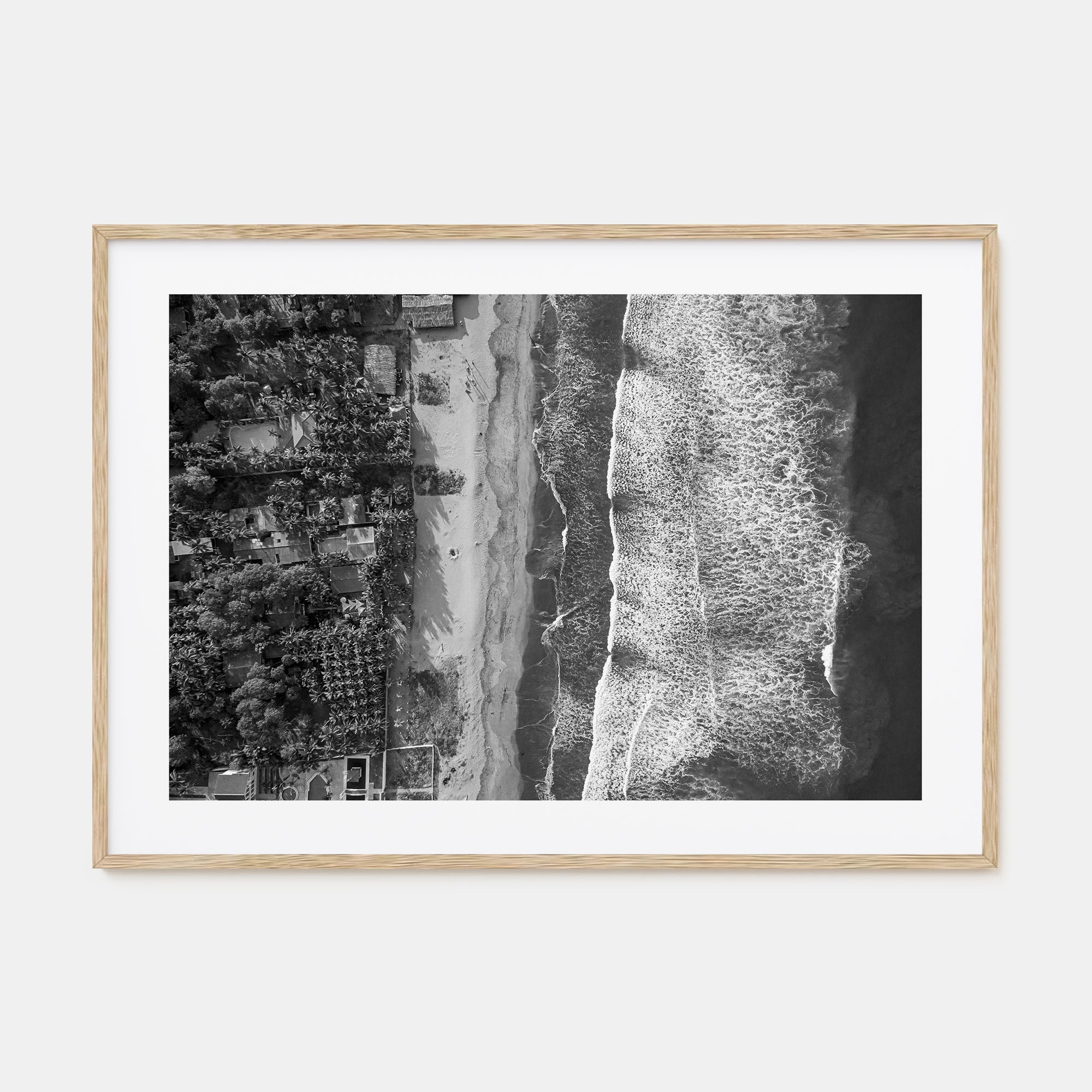 El Salvador Landscape B&W Poster