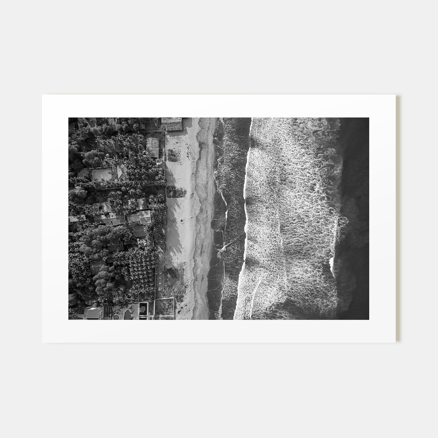 El Salvador Landscape B&W Poster