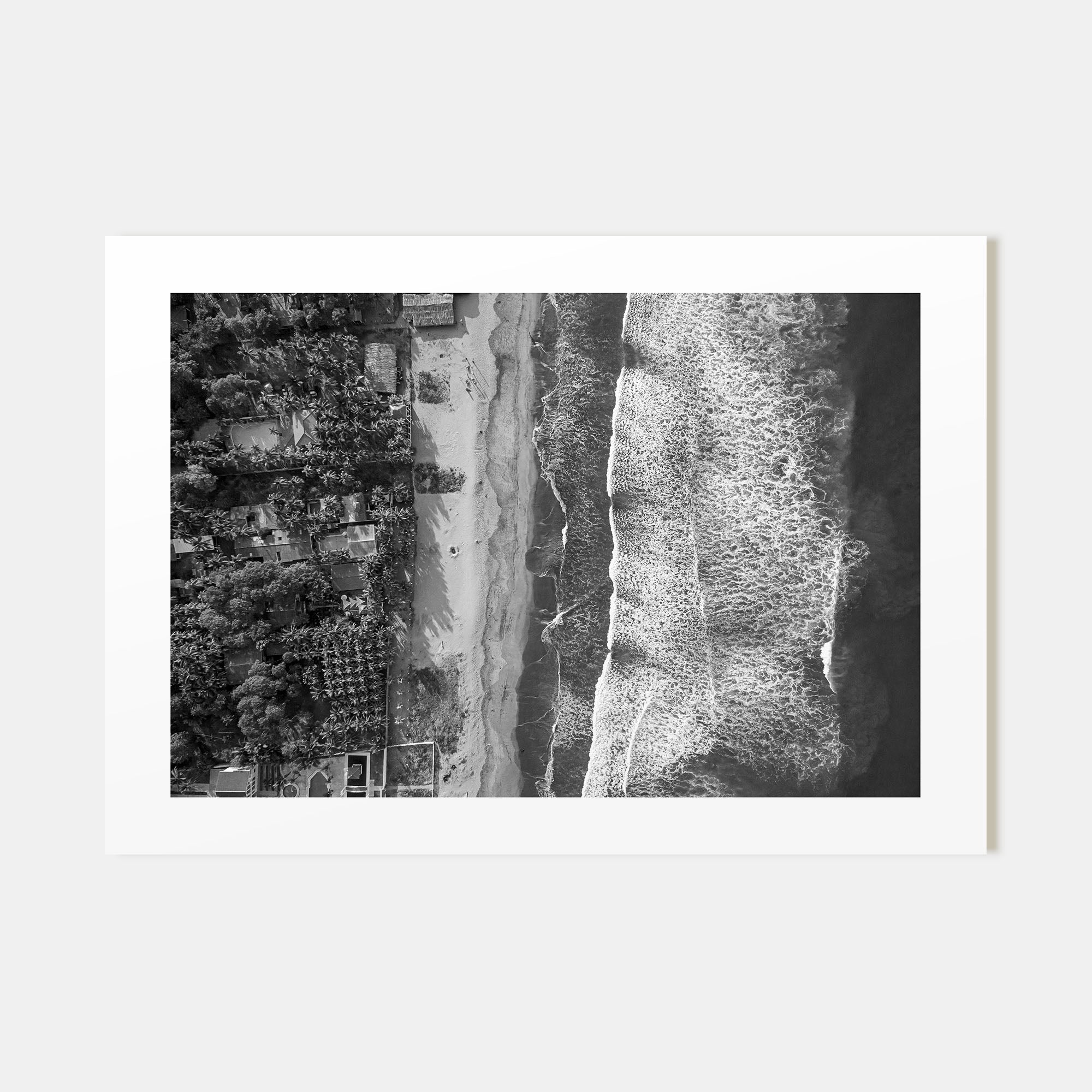 El Salvador Landscape B&W Poster
