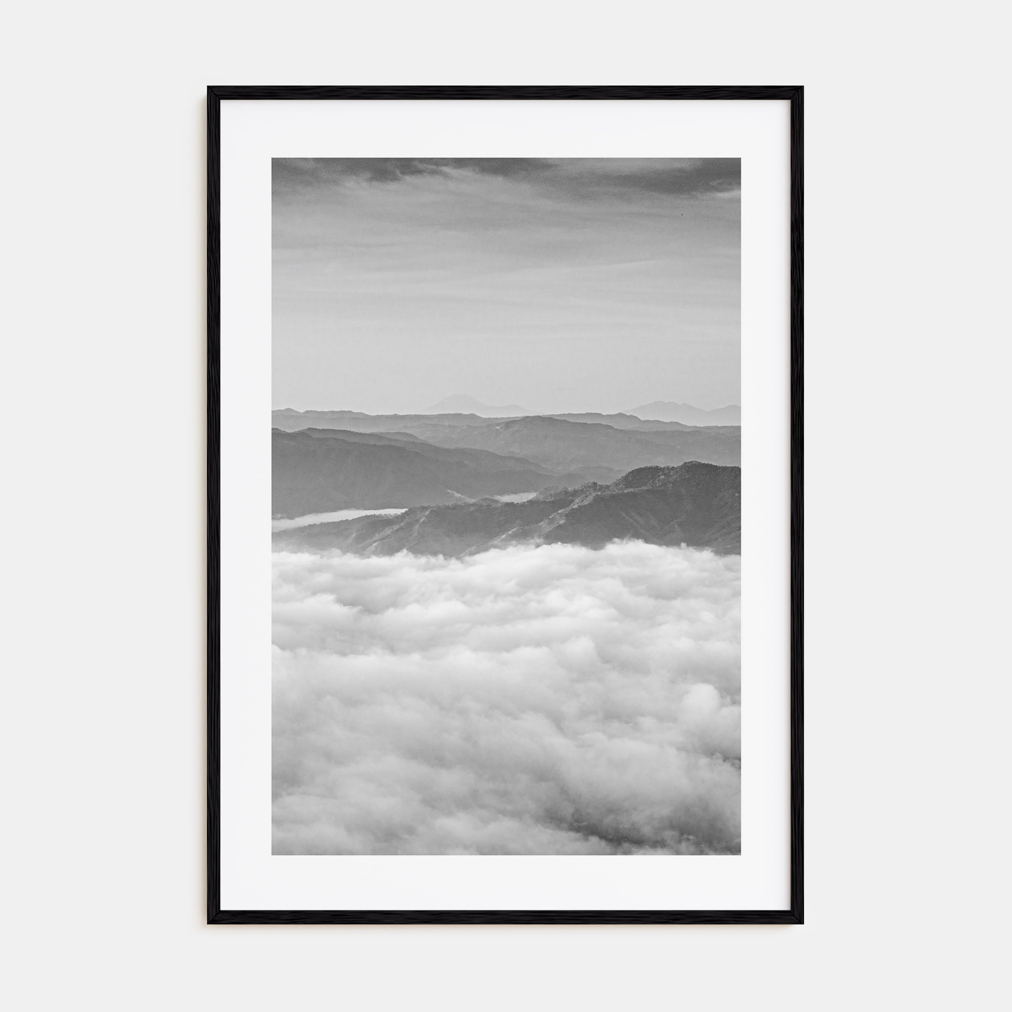 El Salvador Photo B&W Poster