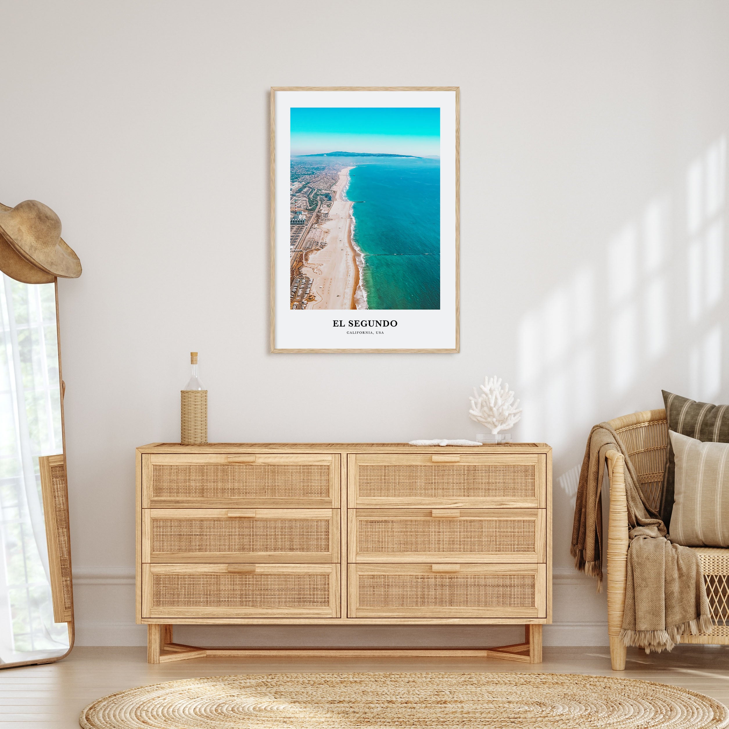 El Segundo Portrait Color Poster