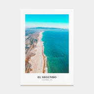 El Segundo Portrait Color Poster