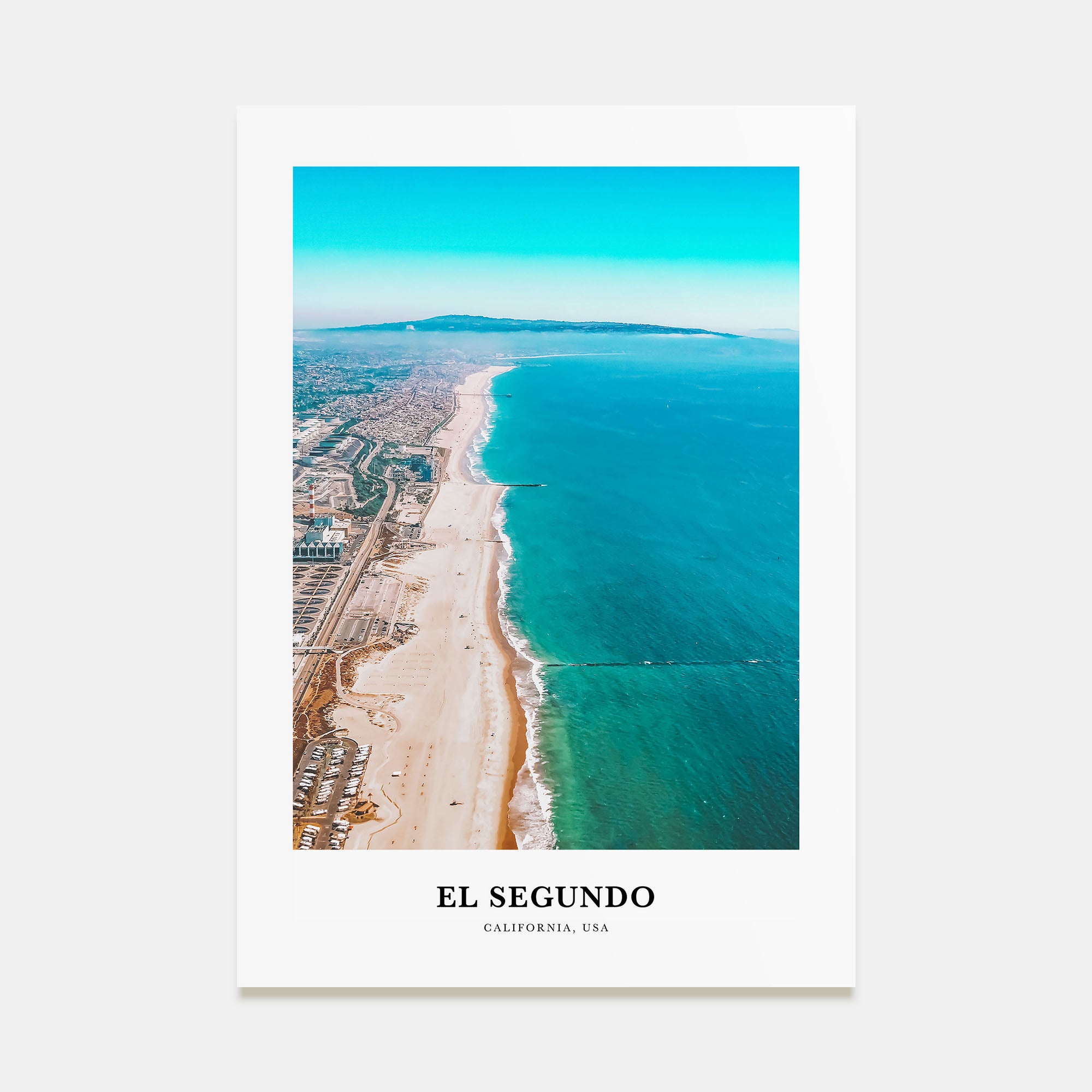El Segundo Portrait Color Poster
