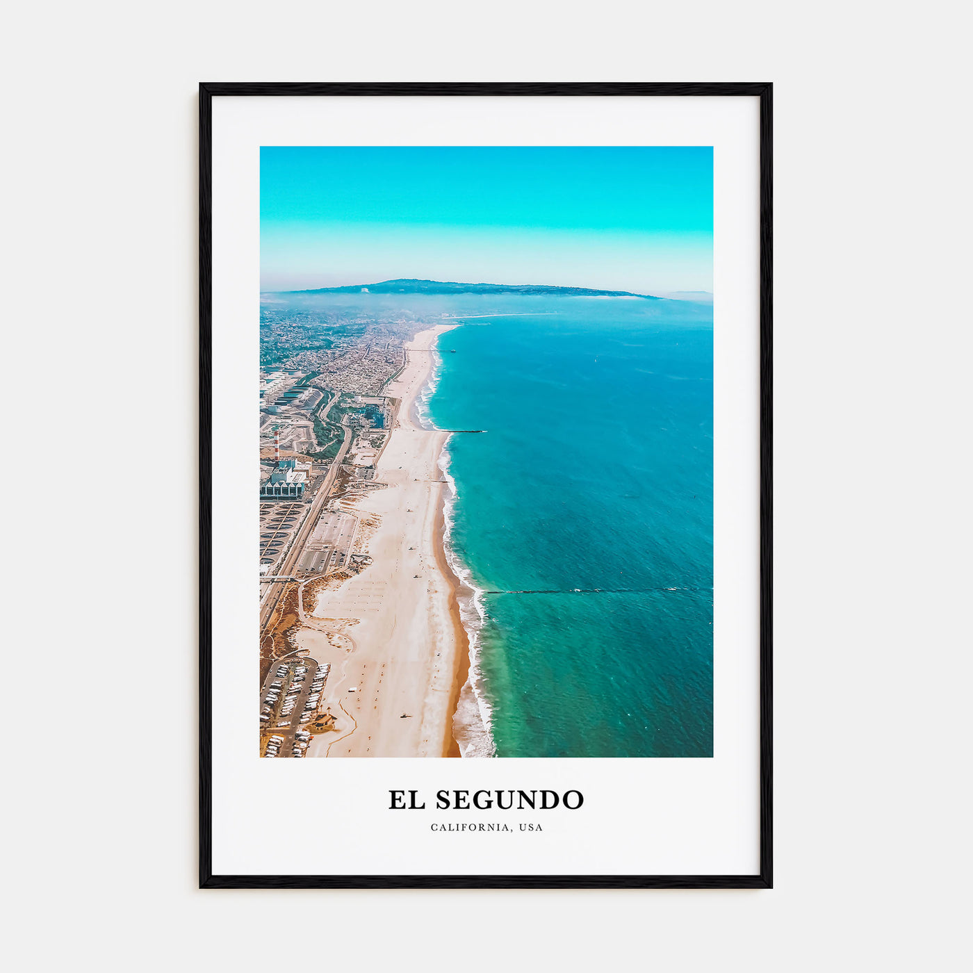 El Segundo Portrait Color Poster