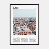 Elche Travel Color Poster