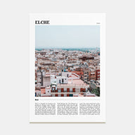 Elche Travel Color Poster