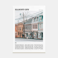 Ellicott City Travel Color Poster