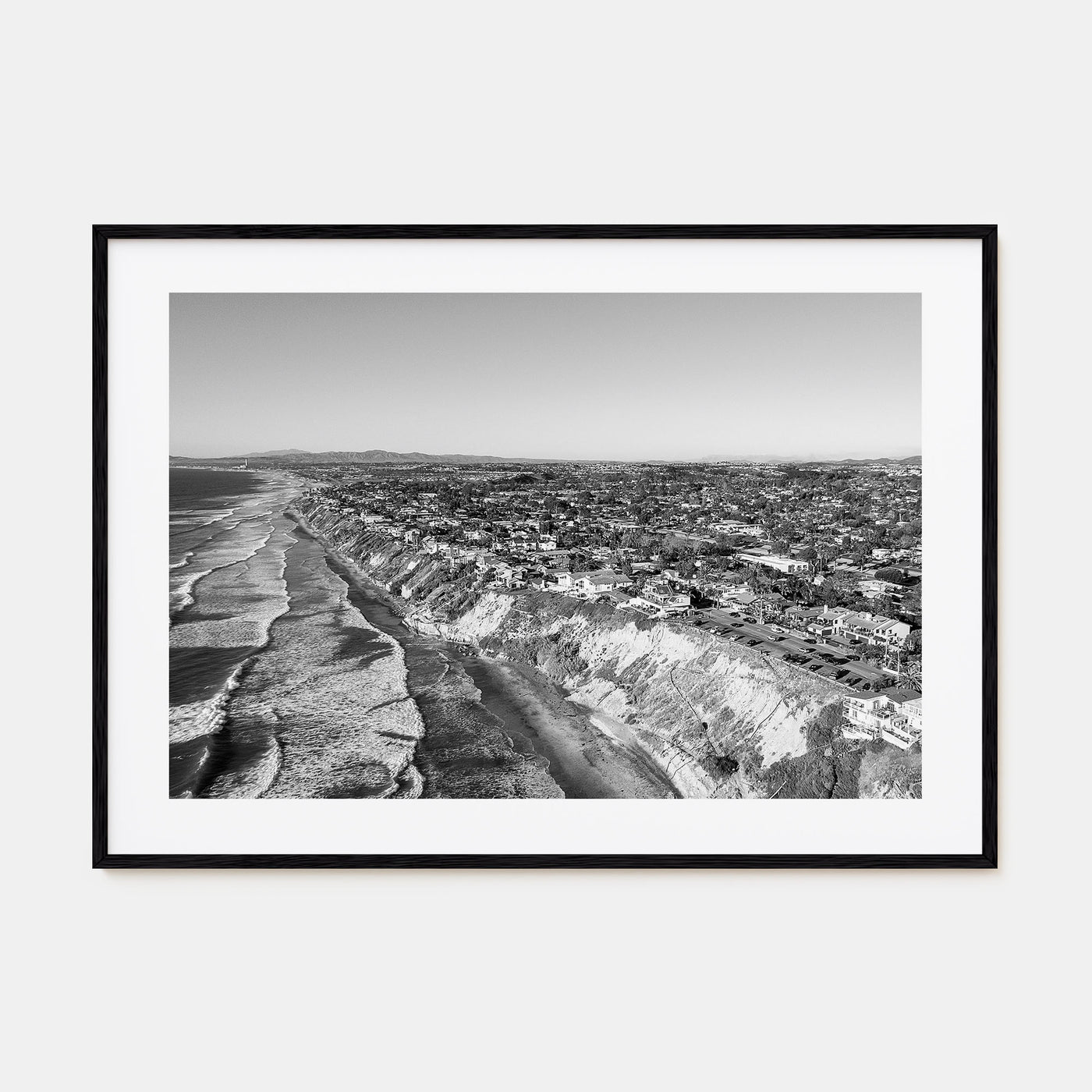 Encinitas Landscape B&W Poster