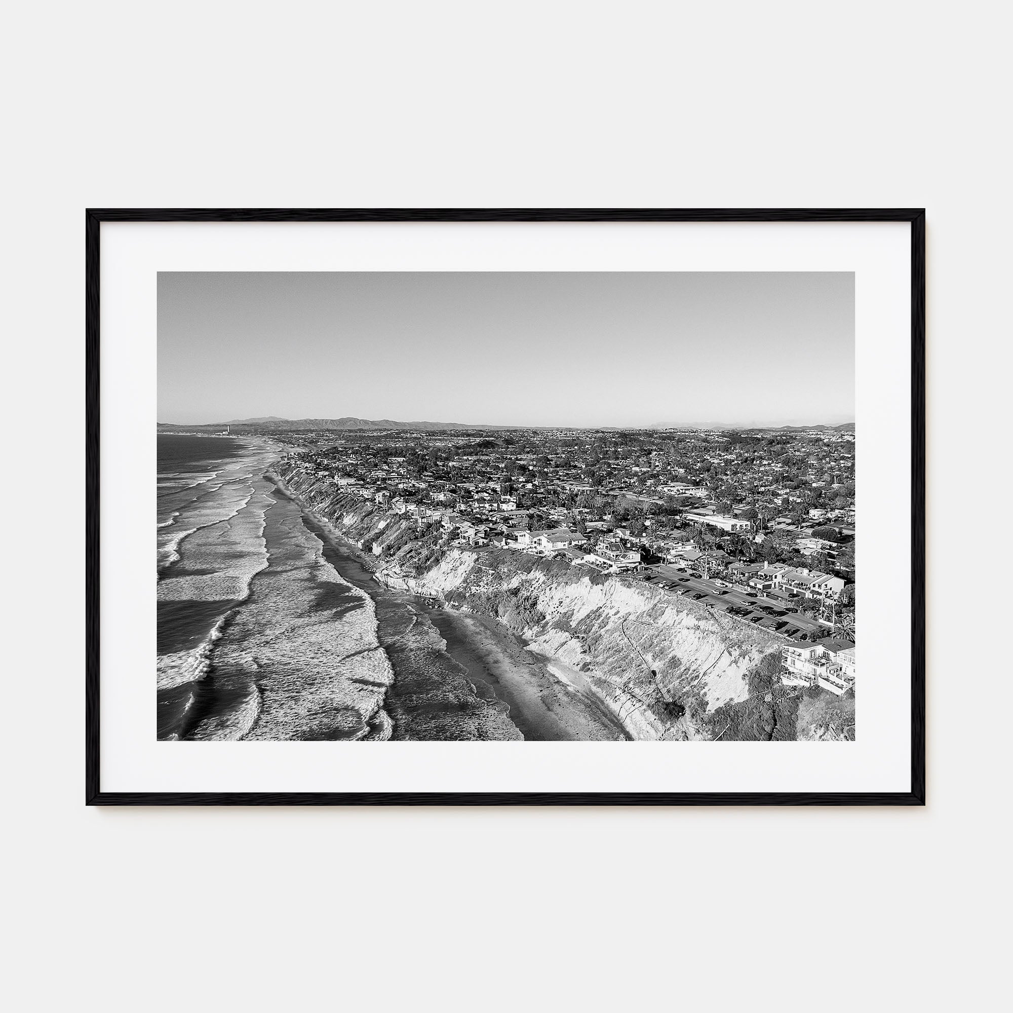 Encinitas Landscape B&W Poster