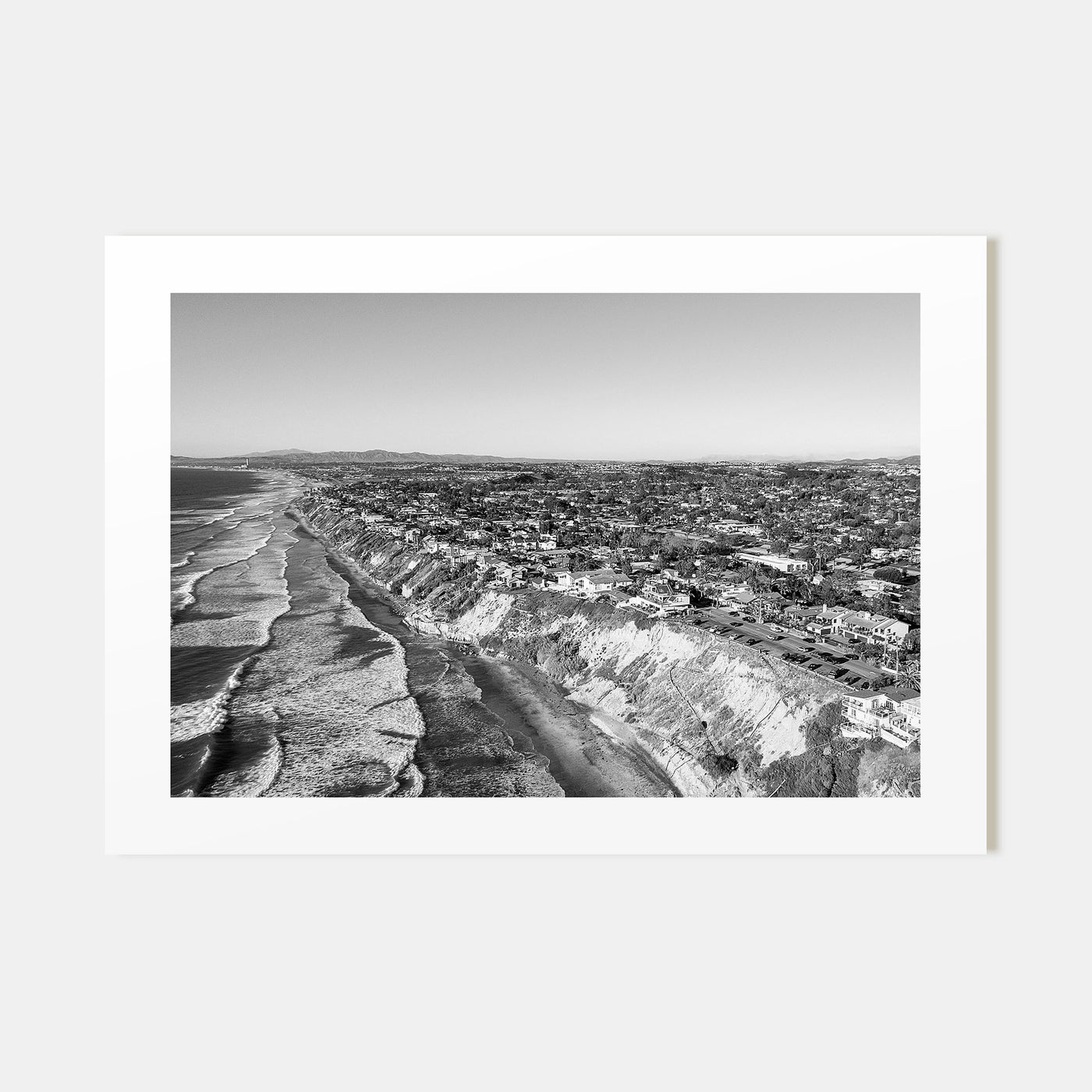 Encinitas Landscape B&W Poster