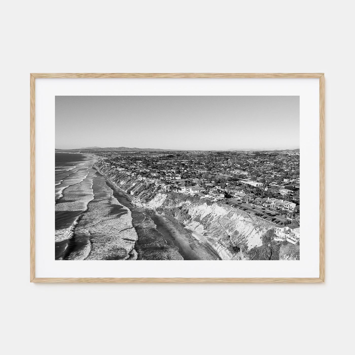 Encinitas Landscape B&W Poster