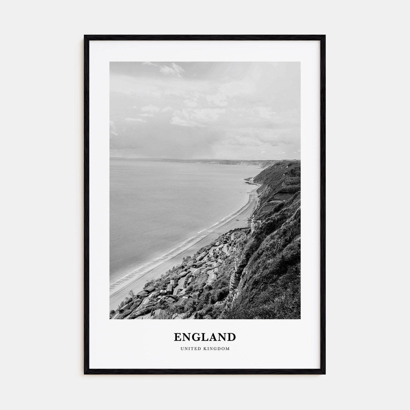 England Portrait B&W Poster