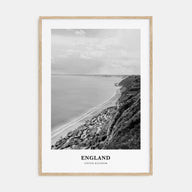 England Portrait B&W Poster