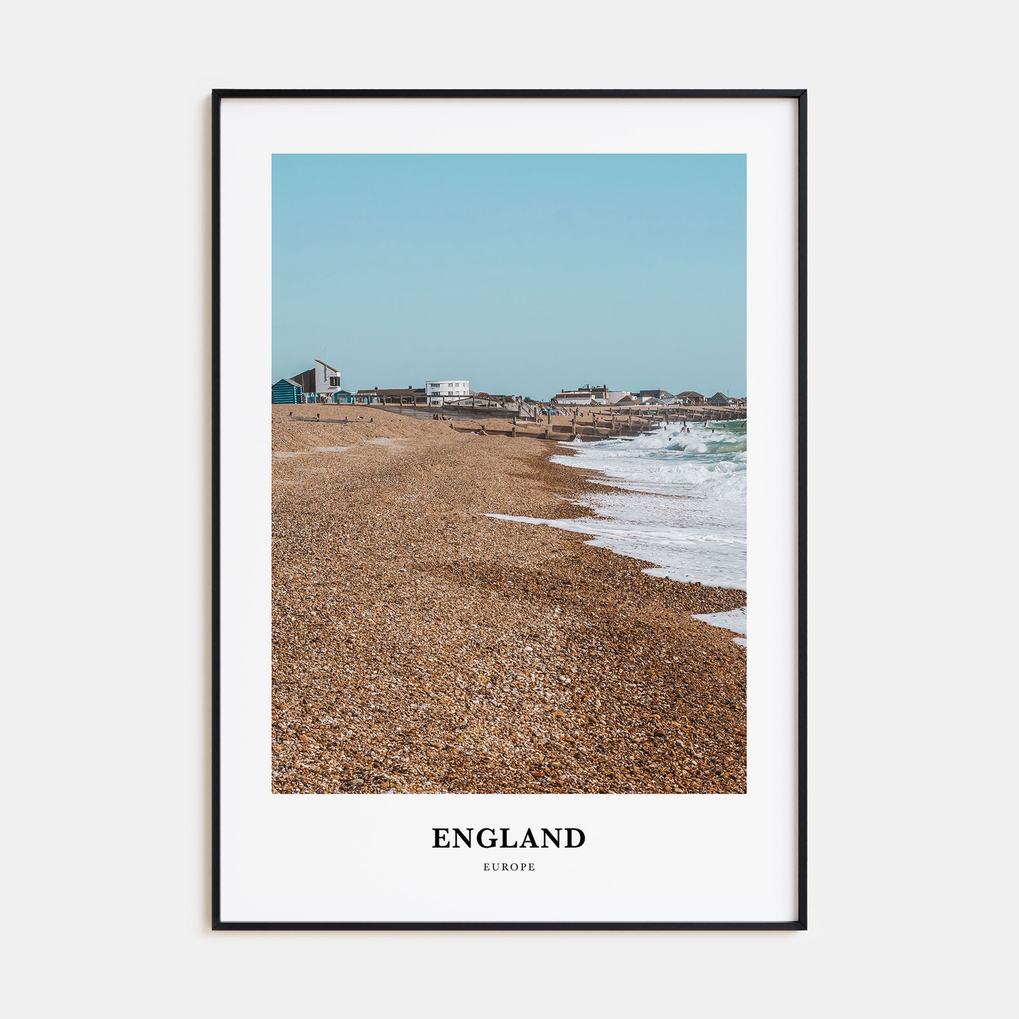 England Portrait Color Poster