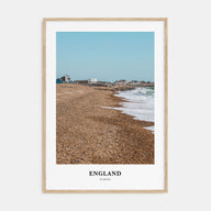 England Portrait Color Poster